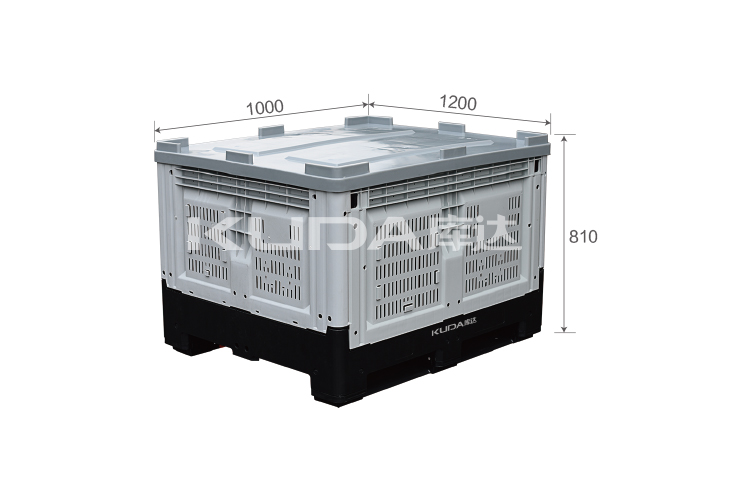 1210E Collapsible Plastic Pallet Box
