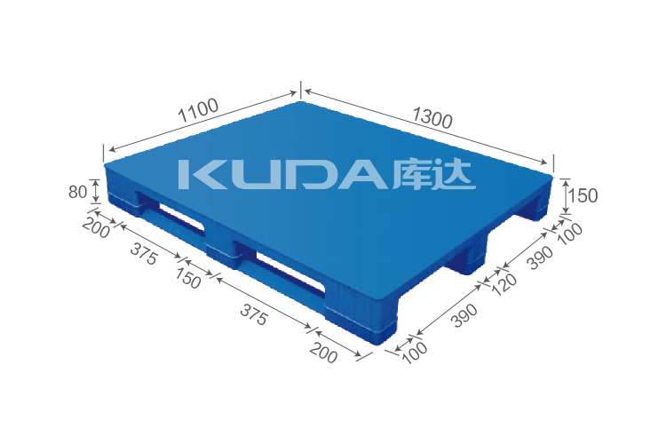 1311A PBCZ PLASTIC PALLET（BUILT-IN STEEL TUBE）
