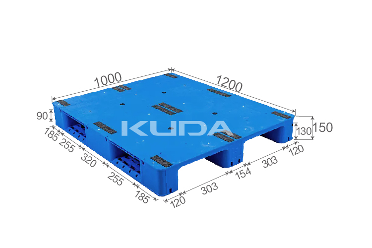 1210N2-PBCZ PLASTIC PALLET(BUILT-IN STEEL TUBE)