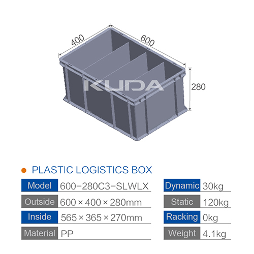 600-280C3-SLWLX PLASTIC LOGISTICS BOX