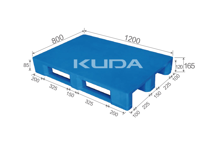 1208D-PBCZ PLASTIC PALLET（BUILT-IN STEEL TUBE）