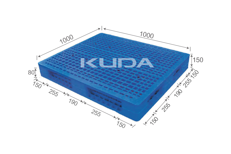 1010A-WGSM PLASTIC PALLET（BUILT-IN STEEL TUBE）