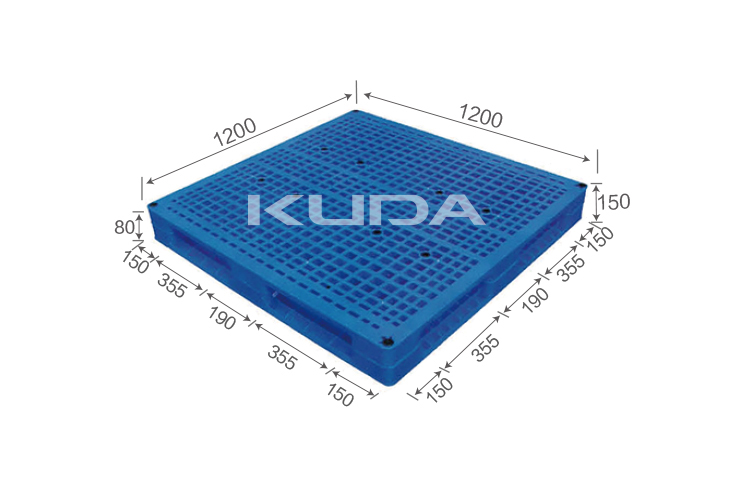 1212E-WGSM PLASTIC PALLET（BUILT-IN STEEL TUBE）