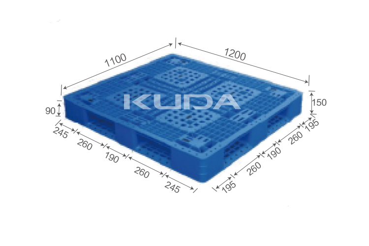 1211A-WGTZ PLASTIC PALLET