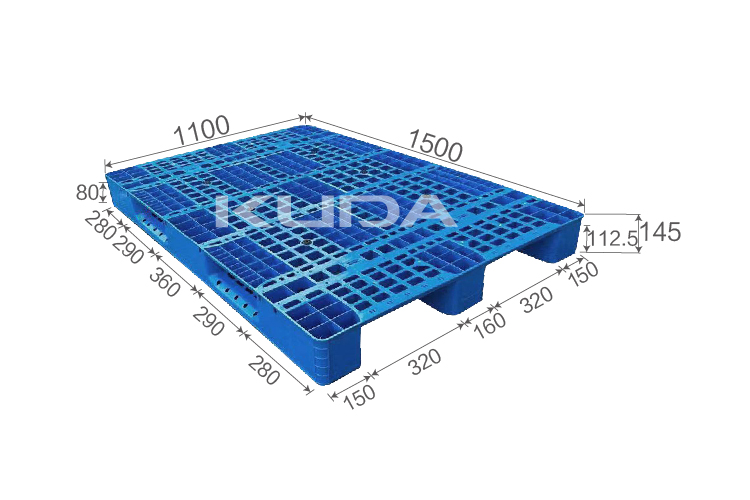 1511A-PBCZ PLASTIC PALLET（BUILT-IN STEEL TUBE）