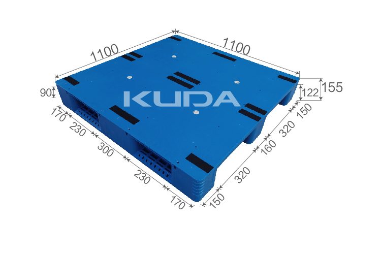 1111N-PBCZ PLASTIC PALLET（BUILT-IN STEEL TUBE）