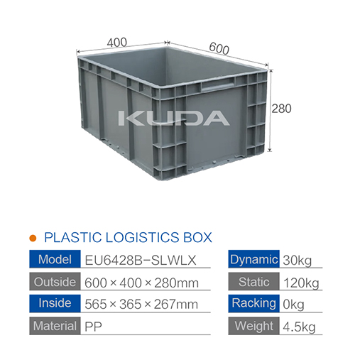 EU6428B-SLWLX PLASTIC LOGISTICS BOX