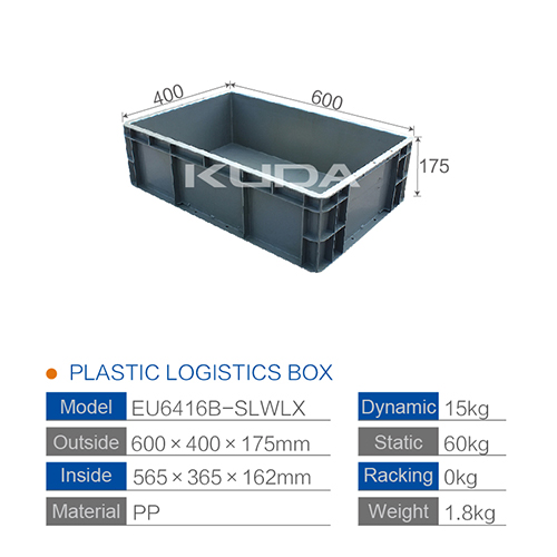 EU6416B-SLWLX PLASTIC LOGISTICS BOX