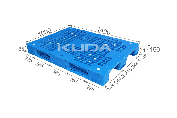 1410C-WGCZ PLASTIC PALLT(BUILT-IN STEEL TUBE)