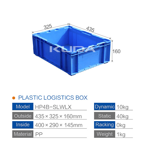 HP4B-SLWLX PLASTIC LOGISTICS BOX