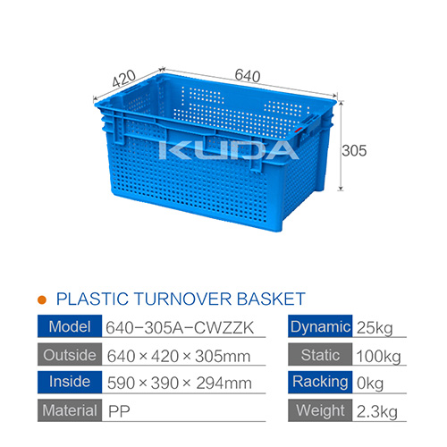 640-305A-CWZZK PLASTIC BASKET