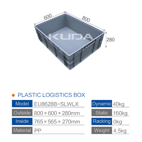 EU8628B-SLWLX PLASTIC LOGISTICS BOX