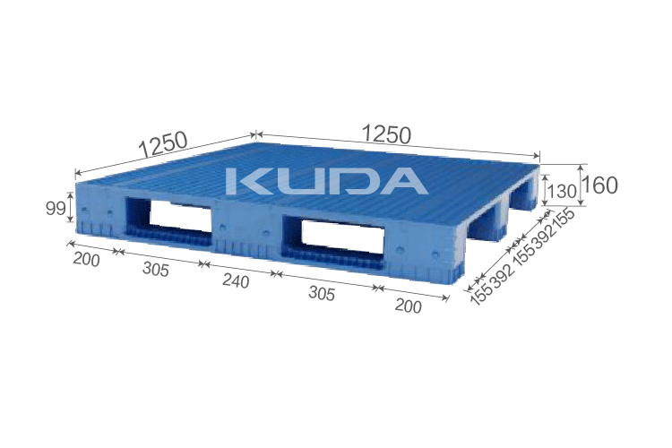 125125A-WGCZ PLASTIC PALLT(BUILT-IN STEEL TUBE)
