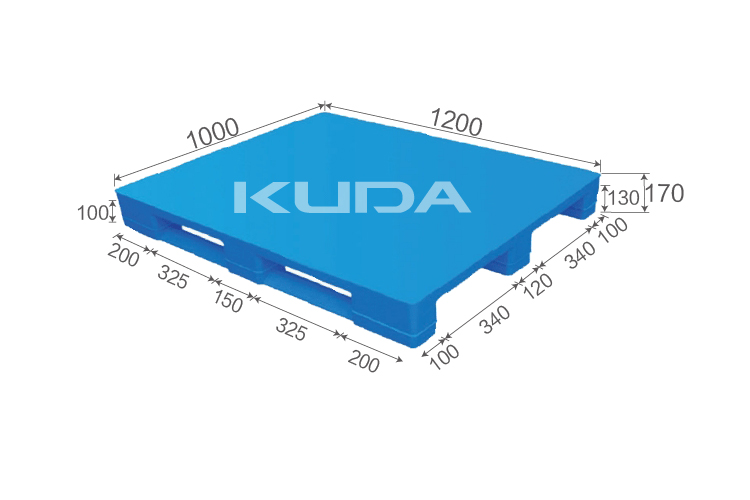 1210C2-PBCZ PLASTIC PALLET（BUILT-IN STEEL TUBE）