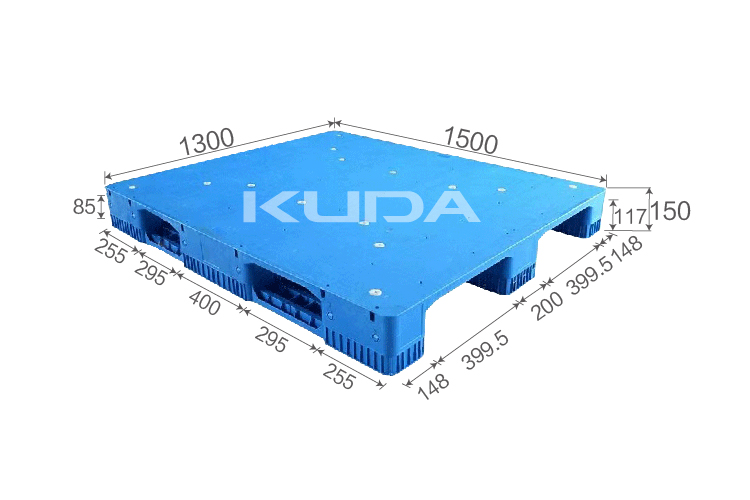 1513B-PBCZ PLASTIC PALLET（BUILT-IN STEEL TUBE）
