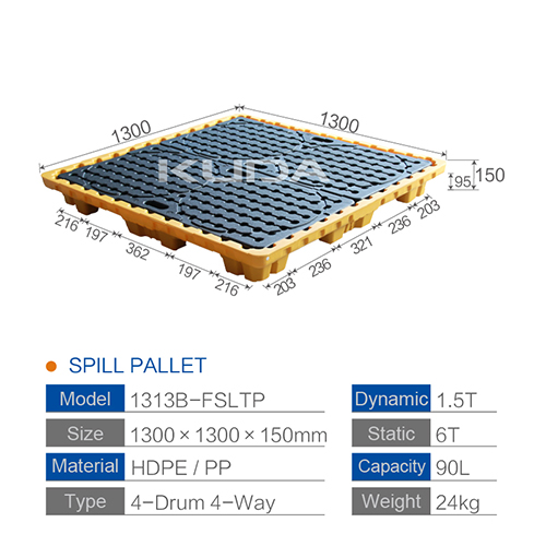 1313B-FSLTP SPILL PALLET