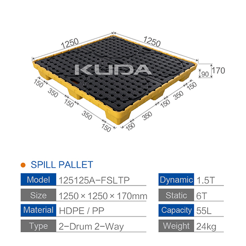 125125A-FSLTP SPILL PALLET