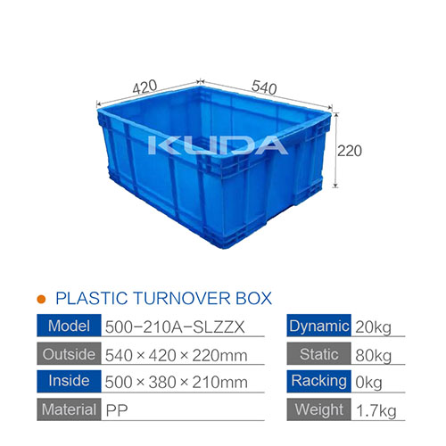 500-210A-SLZZX PLASTIC TURNOVER BOX