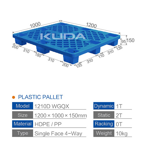 1210D-WGQX PLASTIC PALLET