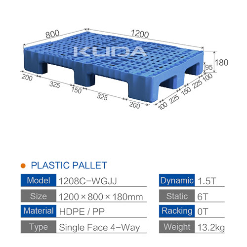 1208C-WGJJ PLASTIC PALLET