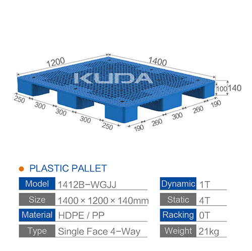 1412B-WGJJ PLASTIC PALLET