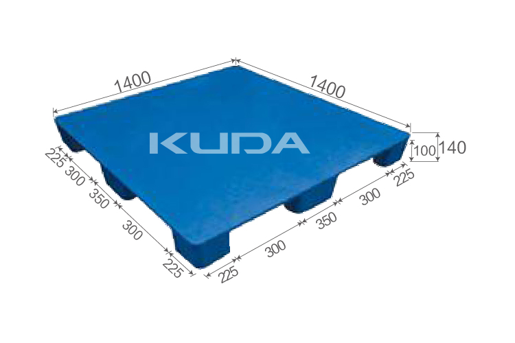1414D-PBJJ PLASTIC PALLET（BUILT-IN STEEL TUBE）