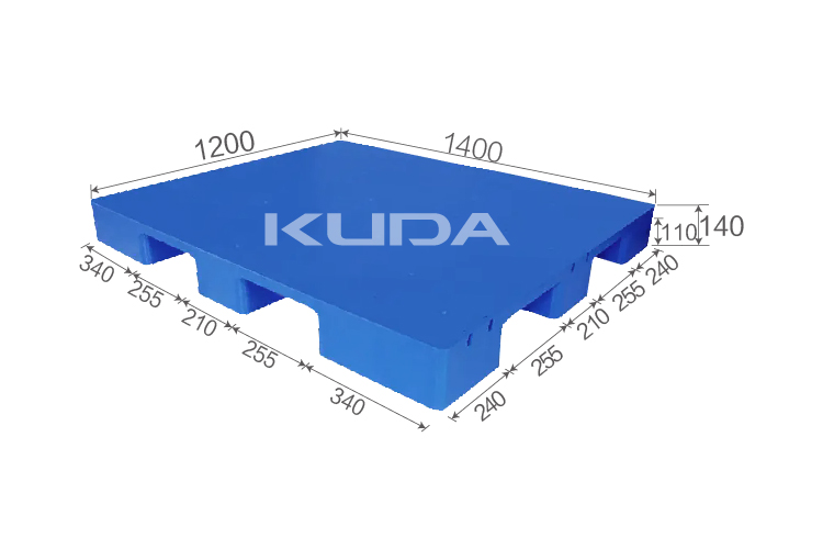 1412C-PBJJ PLASTIC PALLET（BUILT-IN STEEL TUBE）