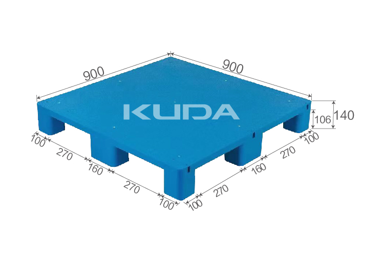 0909A-PBJJ PLASTIC PALLET（BUILT-IN STEEL TUBE）