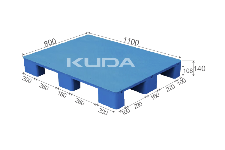 1108B-PBJJ PLASTIC PALLET（BUILT-IN STEEL TUBE）
