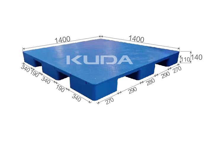 1414C-PBJJ PLASTIC PALLET（BUILT-IN STEEL TUBE）