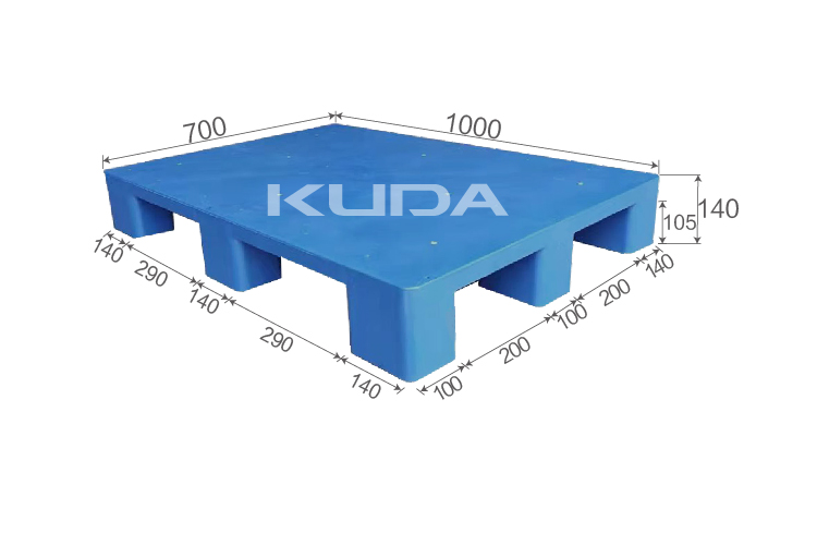 1007A-PBJJ PLASTIC PALLET（BUILT-IN STEEL TUBE）