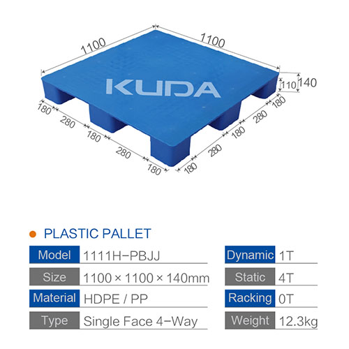 1111H-PBJJ PLASTIC PALLET