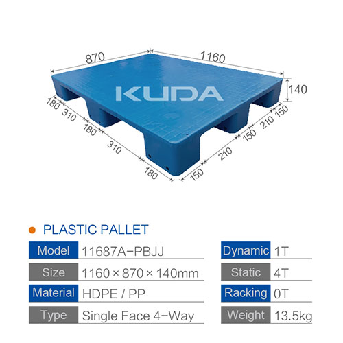 11687A-PBJJ PLASTIC PALLET