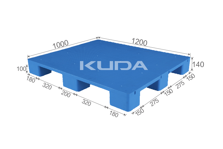 1212C-PBJJ PLASTIC PALLET（BUILT-IN STEEL TUBE）