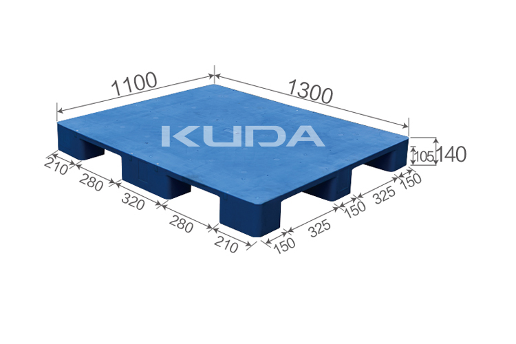 1311B-PBJJ PLASTIC PALLET（BUILT-IN STEEL TUBE）