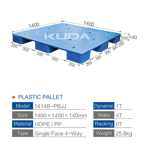 1414B-PBJJ PLASTIC PALLET