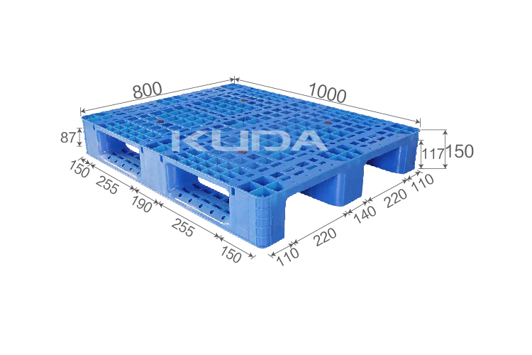 1008B-WGCZ PLASTIC PALLT (BUILT-IN STEEL TUBE)