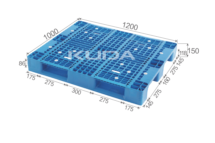 1210U-WGCZ PLASTIC PALLT (BUILT-IN STEEL TUBE)
