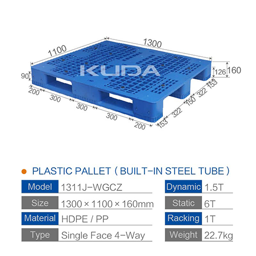 1311J-WGCZ PLASTIC PALLT(BUILT-IN STEEL TUBE)