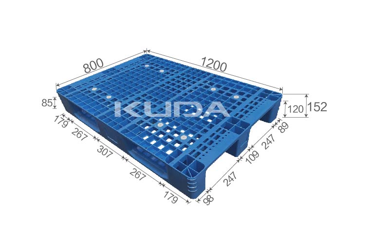 1208G-WGCZ PLASTIC PALLT(BUILT-IN STEEL TUBE)