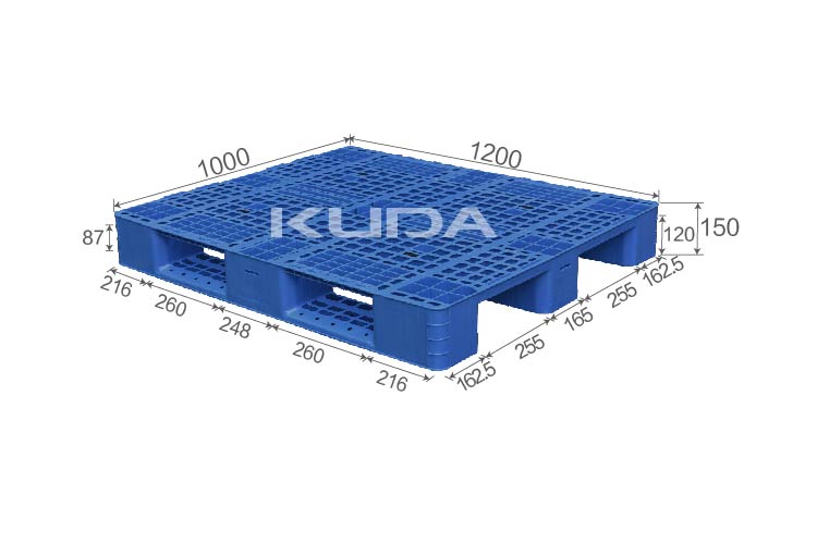 1210P-WGCZ PLASTIC PALLT(BUILT-IN STEEL TUBE)