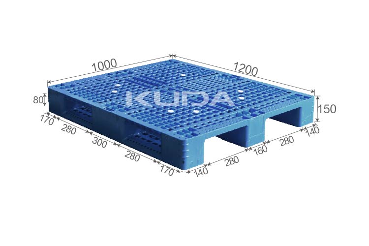 1210L-WGCZ PLASTIC PALLT(BUILT-IN STEEL TUBE)