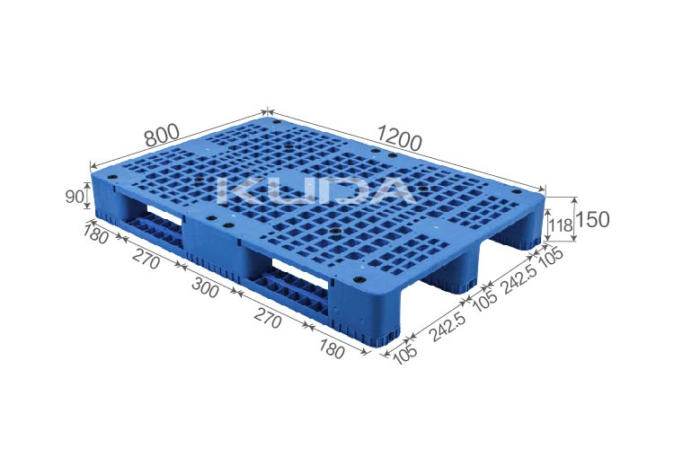 1208Z-WGCZ PLASTIC PALLT(BUILT-IN STEEL TUBE)