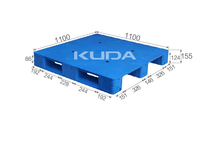 1111M-PBCZ PLASTIC PALLT(BUILT-IN STEEL TUBE)
