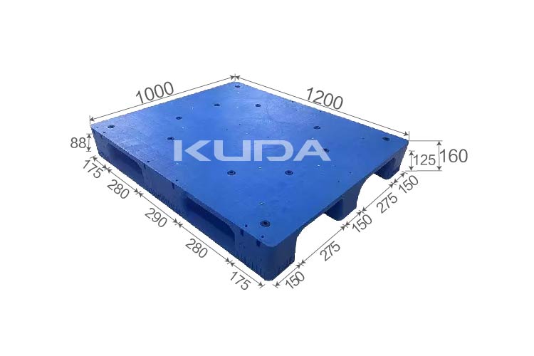 1210U-PBCZ PLASTIC PALLT(BUILT-IN STEEL TUBE)