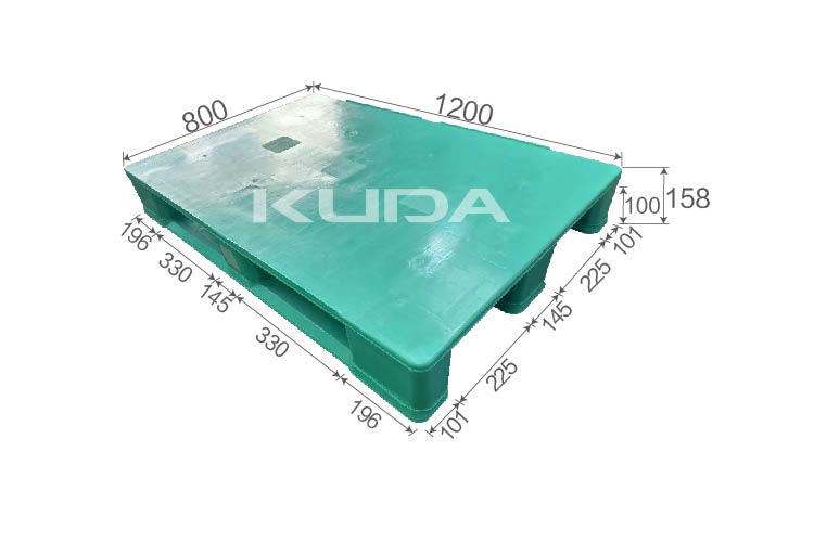 1208H-PBCZ PLASTIC PALLT(BUILT-IN STEEL TUBE)