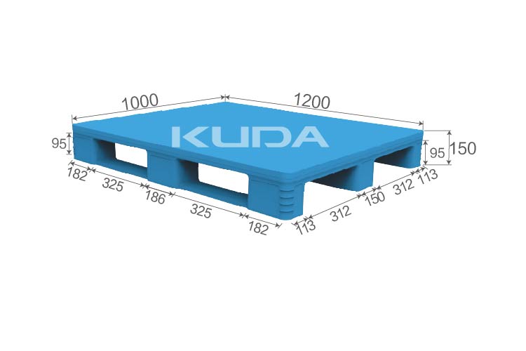 1210A2-PBCZ PLASTIC PALLT(BUILT-IN STEEL TUBE)