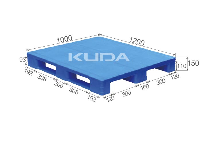 1210A3-PBCZ PLASTIC PALLT(BUILT-IN STEEL TUBE)