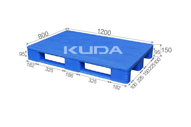 1208A2-PBCZ PLASTIC PALLT(BUILT-IN STEEL TUBE)