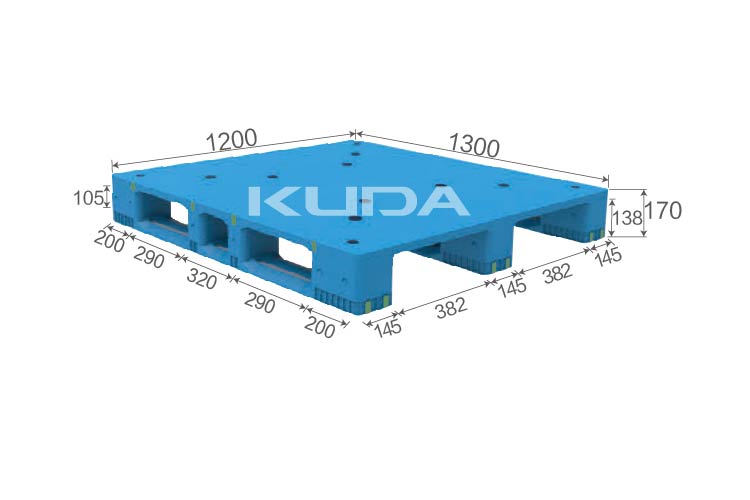 1312B-PBCZ PLASTIC PALLT(BUILT-IN STEEL TUBE)